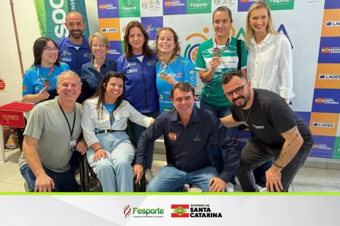 Blumenau recebe competições de natação do Parajasc 2025