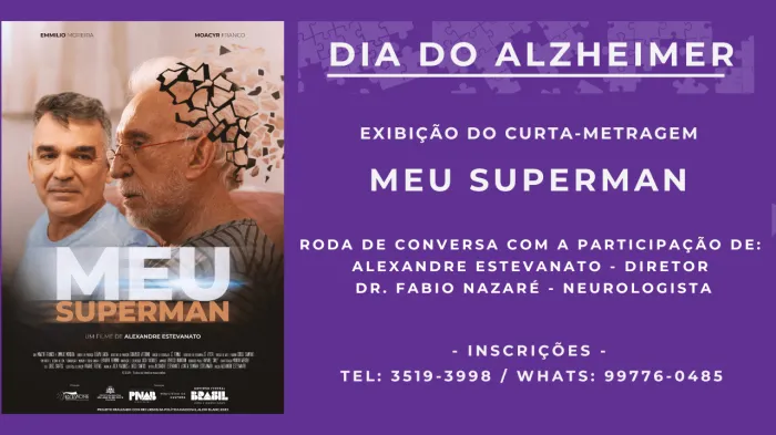 Saúde exibe curta-metragem “Meu Superman” no dia 24/9