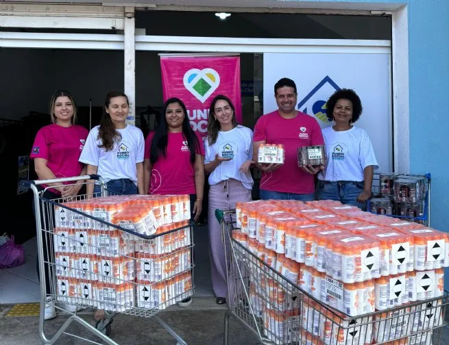 Fundo Social de São Sebastião recebe doação de 10 mil desodorantes do Fundo Social de Caraguatatuba