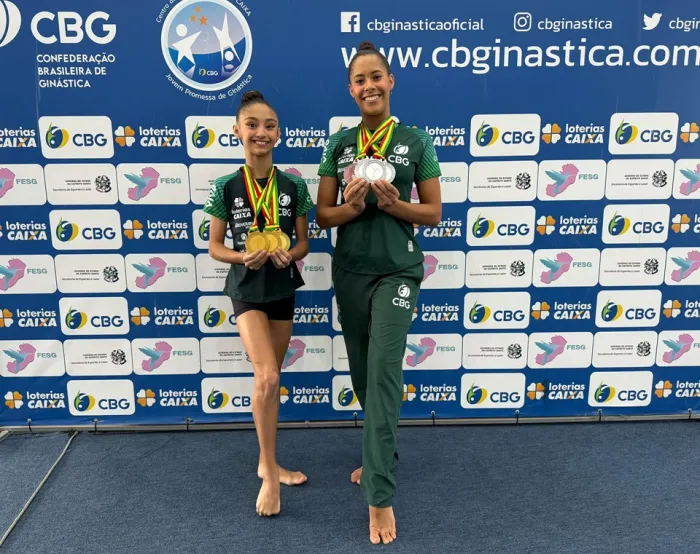 Capixabas faturam no Sul-Americano e no Brasileiro Juvenil de ginástica rítmica