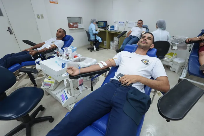 Alunos da Guarda Municipal promovem doação de sangue em Caruaru