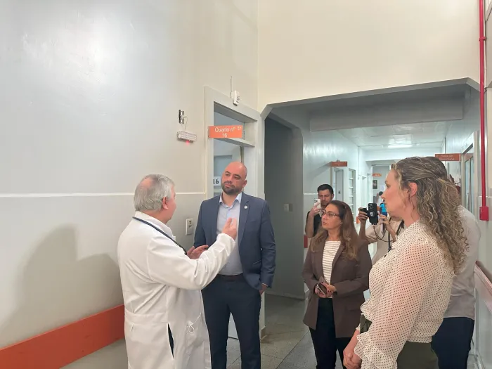 Secretário da Saúde visita Hospital São Roque, em Morro da Fumaça e se reúne com gestores para debater melhorias para a região Sul