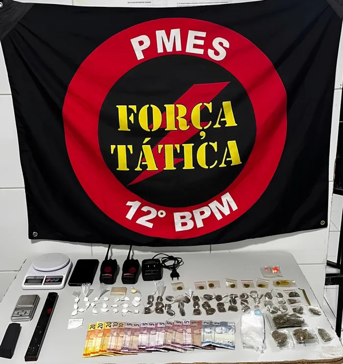 PM apreende drogas em ações no 12º Batalhão
