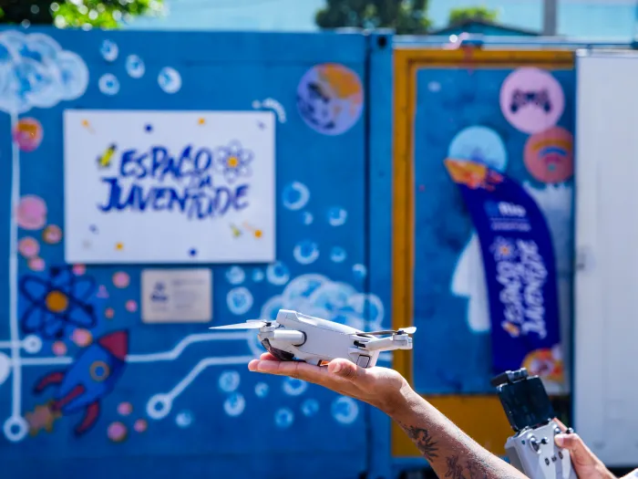 Operação de Drone é um dos cursos oferecidos - Laryssa Lomenha/JUVRio