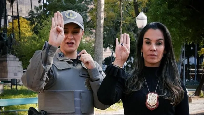 Vídeo explica o procedimento que deve ser adotado e a importância do gesto para ajudar mulheres em situação de violência -Foto: Luís André/Secom