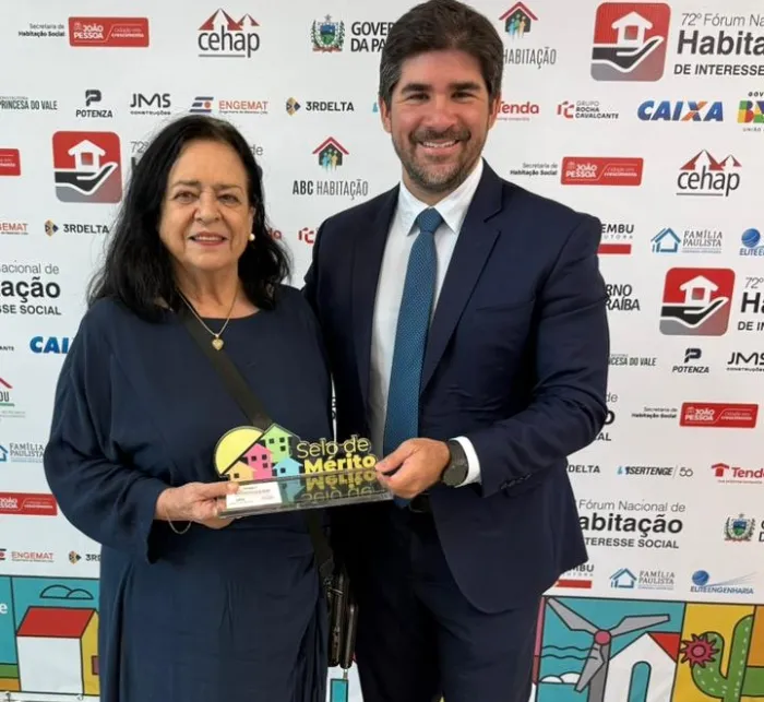 Pela quarta vez consecutiva, Governo da Paraíba é premiado com o Selo de Mérito em Habitação de Interesse Social