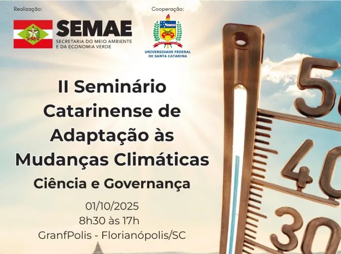 Semae promove seminário para discutir políticas públicas climáticas