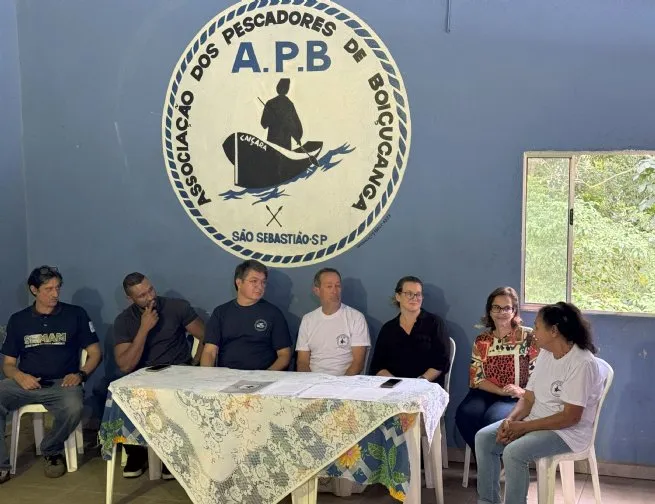 Prefeitura e pescadores de São Sebastião recebem visita técnica do Ministério da Pesca e Aquicultura