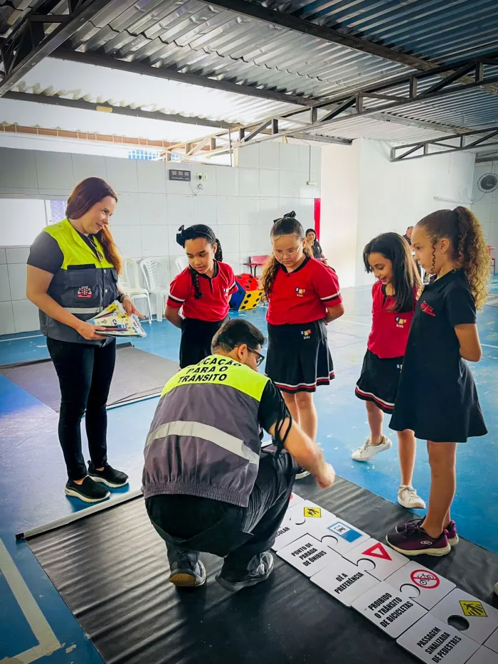 Semob-JP segue com ações de Educação para o Trânsito durante a semana em escolas e empresas