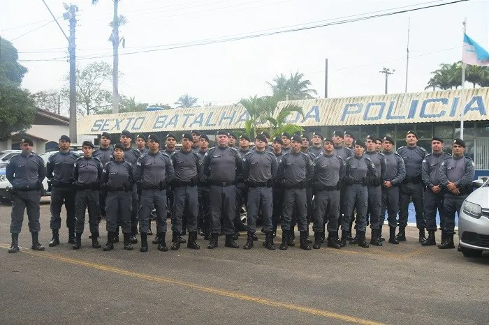 6° BPM recebe alunos oficiais em visita técnica