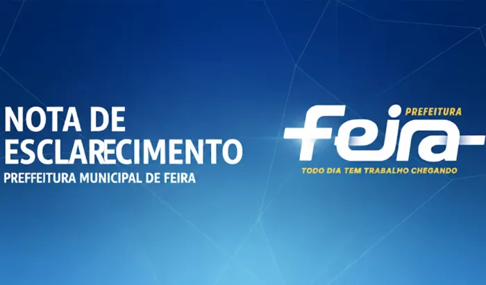 Foto: Reprodução/Prefeitura de Feira de Santana - BA