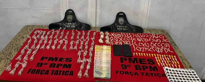 Polícia Militar prende suspeito de tráfico em Cachoeiro