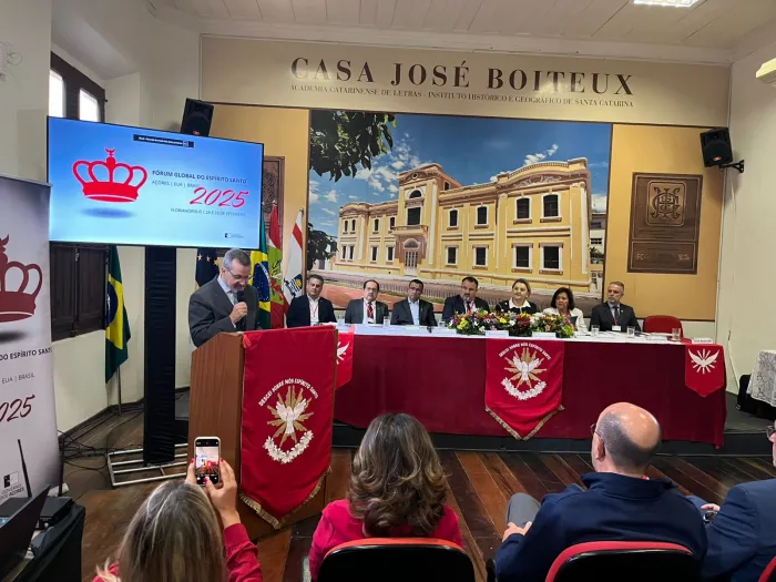 Fórum Global do Espírito Santo reúne comunidade açoriana em Florianópolis