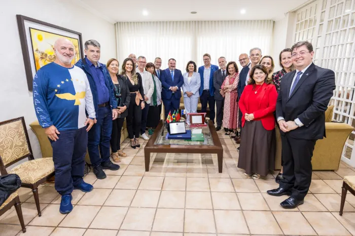 Vice-Governadora de Santa Catarina recebe comitiva dos Açores em Florianópolis