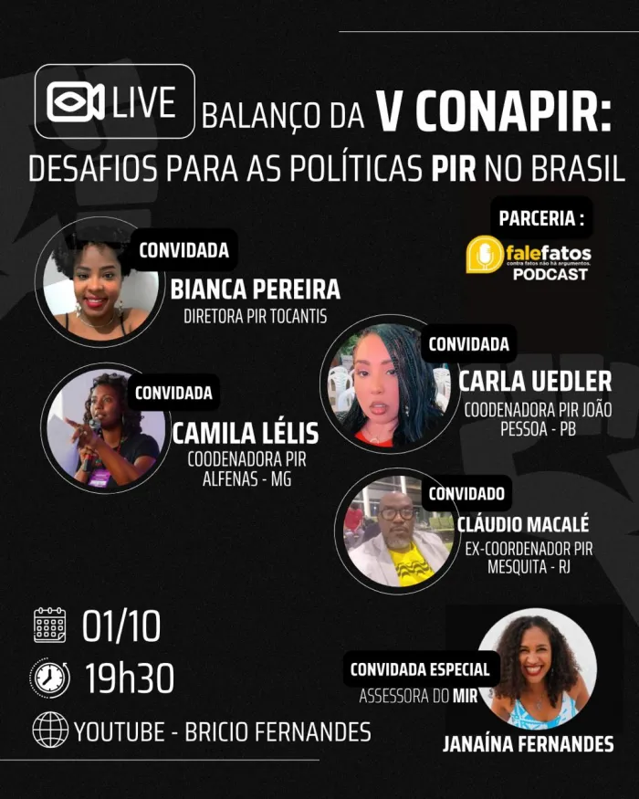 Coordenadoria de Igualdade Racial de João Pessoa participa de balanço para avaliar conferência nacional