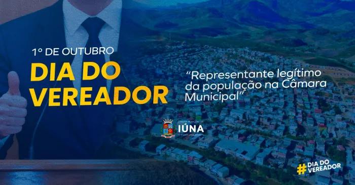 1º de outubro: Dia do Vereador