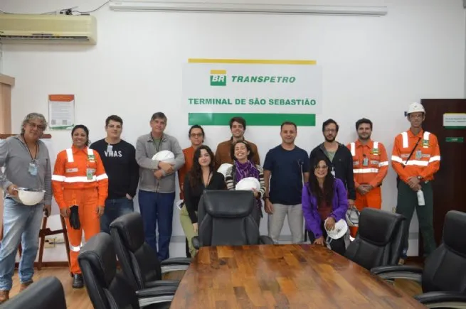 Equipe de Fiscalização Ambiental de São Sebastião realiza visita técnica no Terminal Almirante Barroso