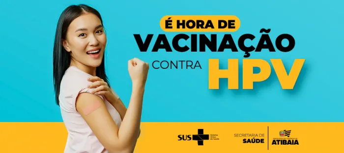 Vacinação de Resgate contra HPV segue em Atibaia para adolescentes de 15 a 19 anos