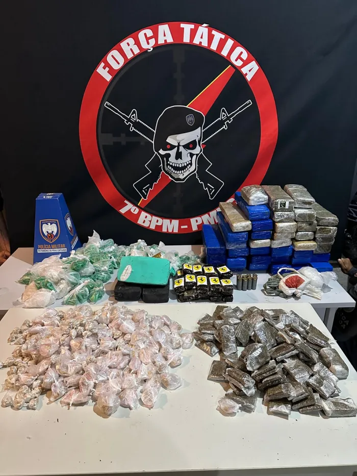 Força Tática do 7º batalhão apreende entorpecentes em Porto Novo