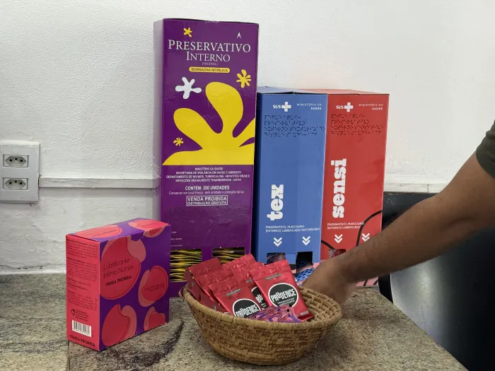 Saúde distribui novos modelos de preservativos para reforçar prevenção e ampliar adesão