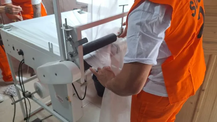 Trabalho prisional suprirá demanda de fraldas da Prefeitura de Santa Vitória do Palmar