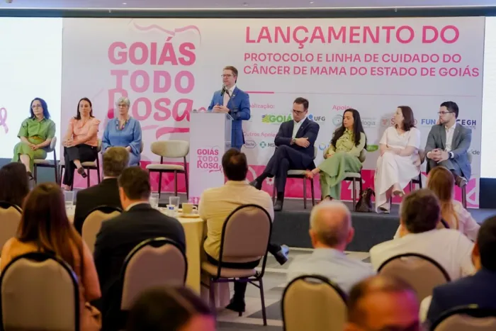 Lançamento do Protocolo e Linha de Cuidado do Goiás Todo Rosa marca abertura da Campanha Outubro Rosa (Foto: SES-GO)