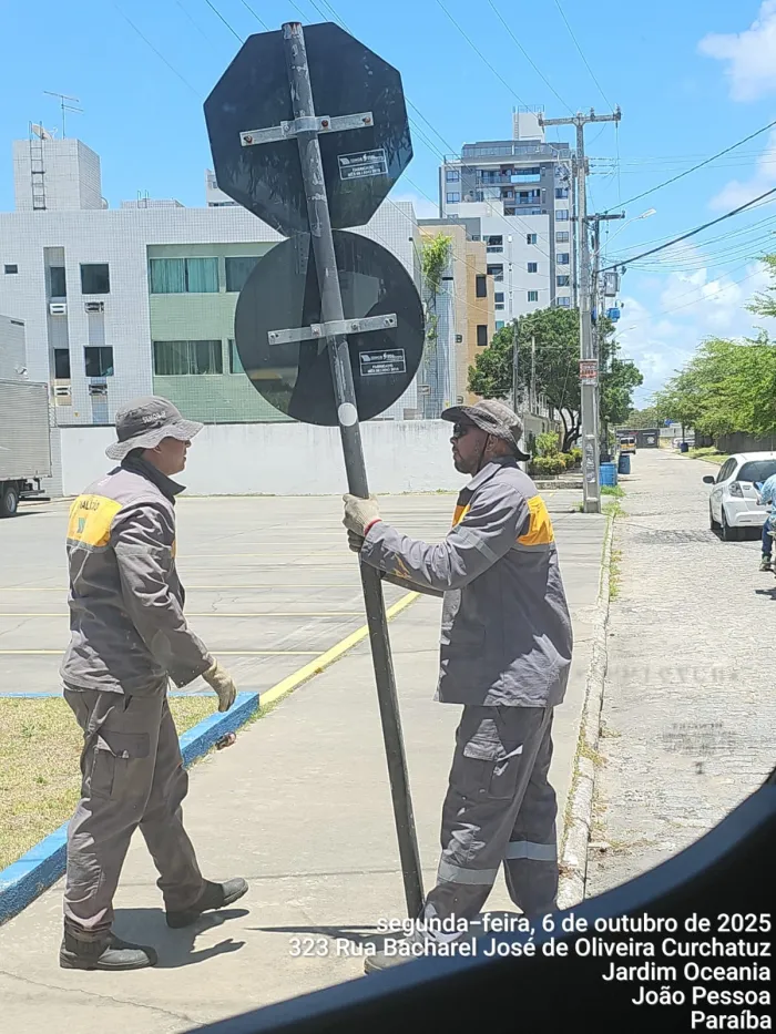 Semob-JP segue com serviço de sinalização em vias da Capital e garante mais segurança viária