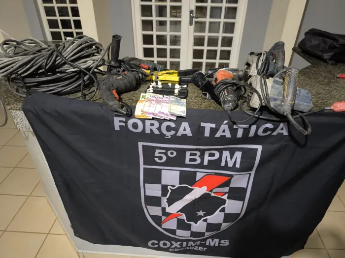 Polícia Militar prende homem por tráfico de drogas e receptação em Coxim