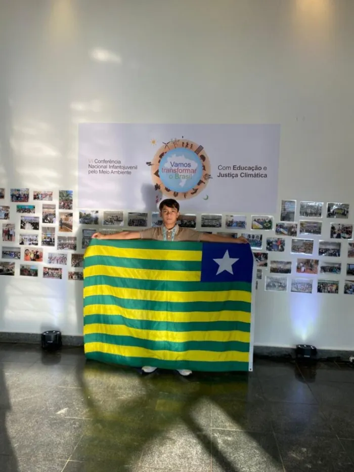 Estudante piauiense de São Julião apresenta projeto em evento nacional com foco no meio ambiente