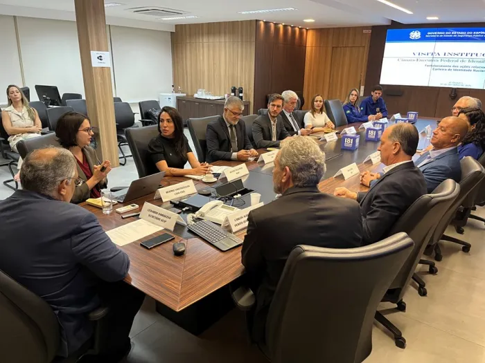 Sesp recebe comitiva da Câmara-Executiva Federal de Identificação do Cidadão