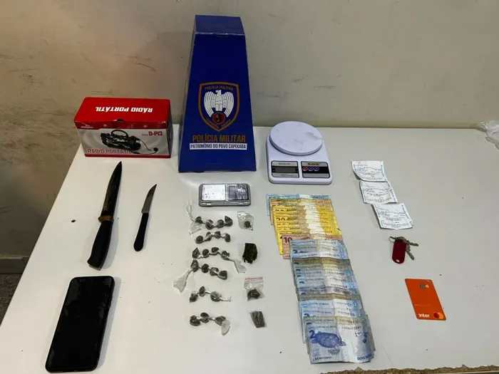 10º BPM realiza apreensões e detém suspeitos por tráfico em Guarapari