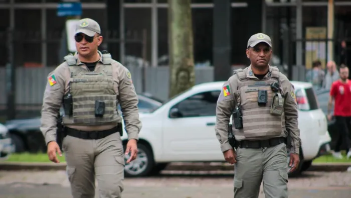 As mil câmeras corporais em uso pelos PMs da capital geram mais de 4 mil gravações por dia -Foto: Ascom BM