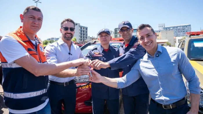 Leite entrega mais de R$ 46 milhões em viaturas e equipamentos para a segurança pública