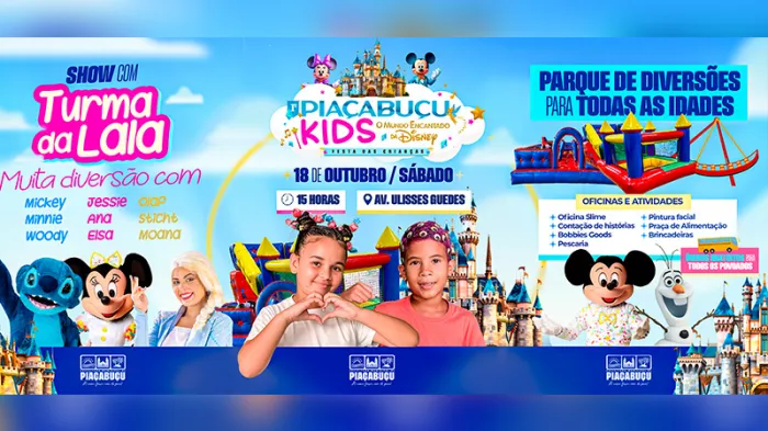 Prefeitura realiza o 1º Piaçabuçu Kids — O Mundo Encantado da Disney