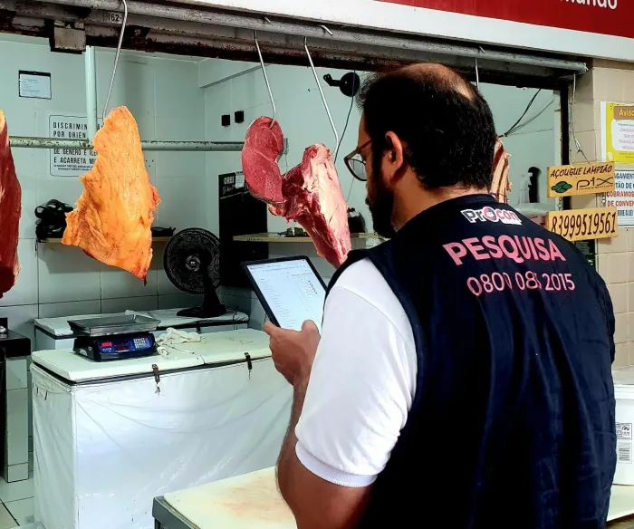 Diferença no preço da carne chega a R$ 59,99 em pesquisa realizada pelo Procon-JP