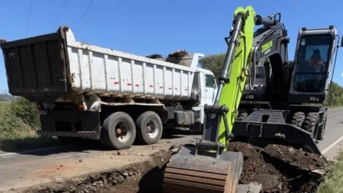 Estado inicia obras de recuperação da ERS-640, entre Cacequi e Rosário do Sul