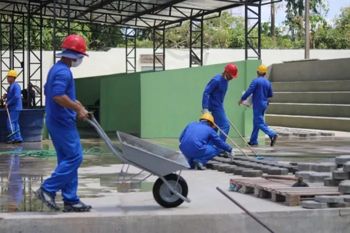 Sejus inaugura fábrica de blocos de concreto na Penitenciária Irmão Guido nesta segunda (13)