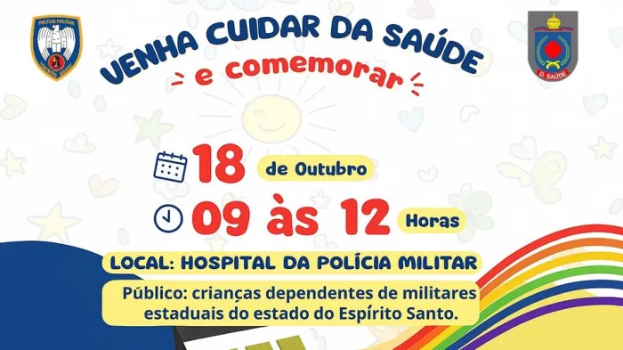 Polícia Militar promove ação de saúde para crianças no HPM