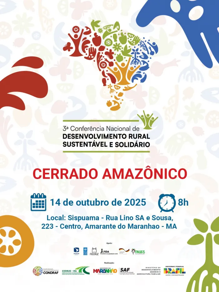 SAF e Cedrus realizam a Conferência Territorial de Desenvolvimento Rural em Amarante do Maranhão