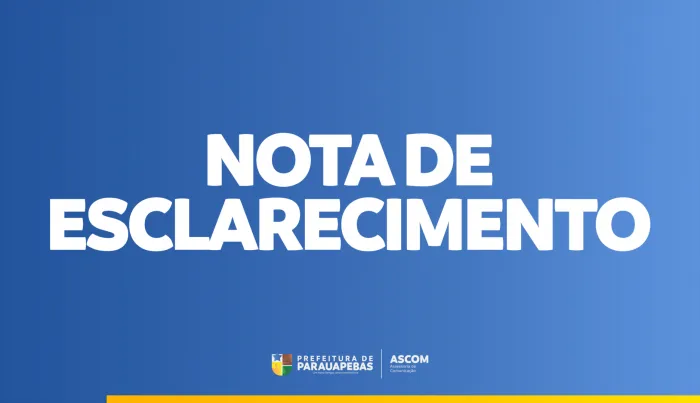 Foto: Reprodução/Prefeitura de Parauapebas - PA