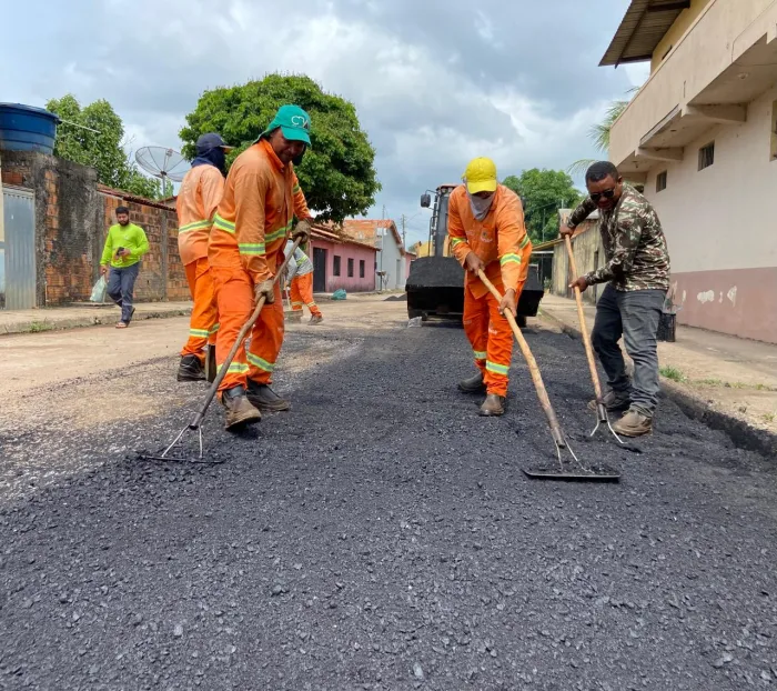 Obras: Operação tapa-buracos requalifica vias nos núcleos Nova Marabá e Morada Nova