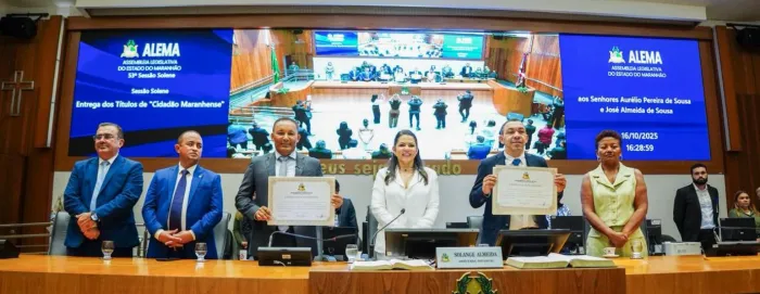 Assembleia homenageia personalidades com Título de ‘Cidadão Maranhense’