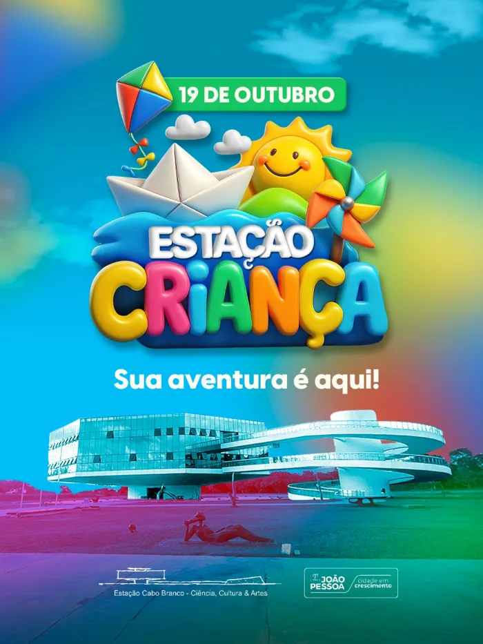 Estação Cabo Branco realiza Dia das Crianças com contação de história, atrações musicais e brincadeiras