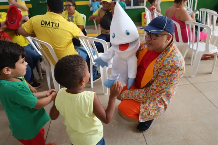 Gestão: Em segunda edição, “Prefeitura Perto das Crianças” leva atendimentos e brincadeiras na inauguração do NEI Eunice Lemos