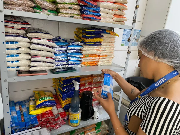 Prefeitura realiza Rota de Fiscalização da Alimentação Escolar no polo de Areia Branca