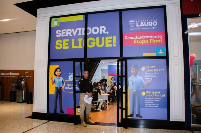 Recadastramento dos servidores terá pausa nesta segunda-feira (20) por causa do feriado do Comerciário