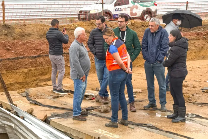 Governo Municipal visita pontos da cidade atingidos pelas chuvas e constata ausência de danos significativos