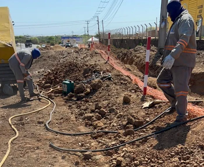 Cagepa intensifica obras da Subadutora da Zona Oeste de Cajazeiras que vai beneficiar 21 mil pessoas