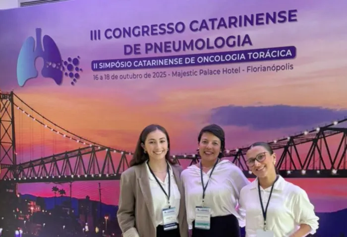 Trabalho de núcleo de fisioterapia da Udesc Cefid é premiado em congresso estadual de pneumologia