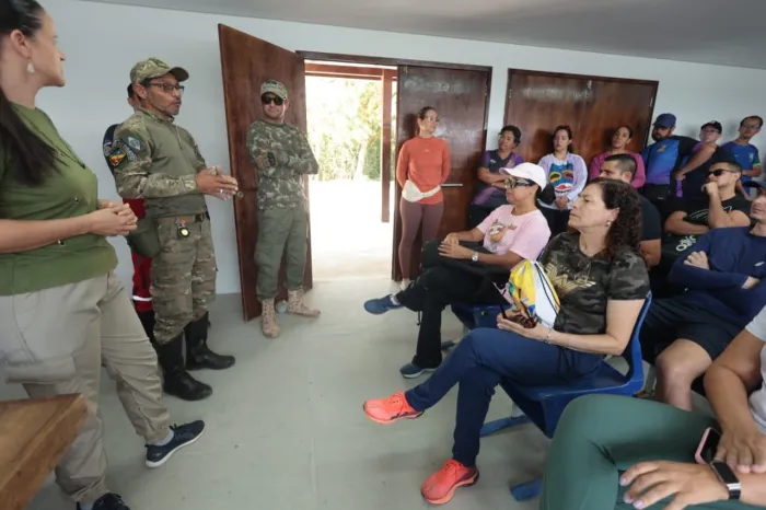 Professores de Educação Física participam de trilha formativa no Parque Ambiental de Serra dos Cavalos